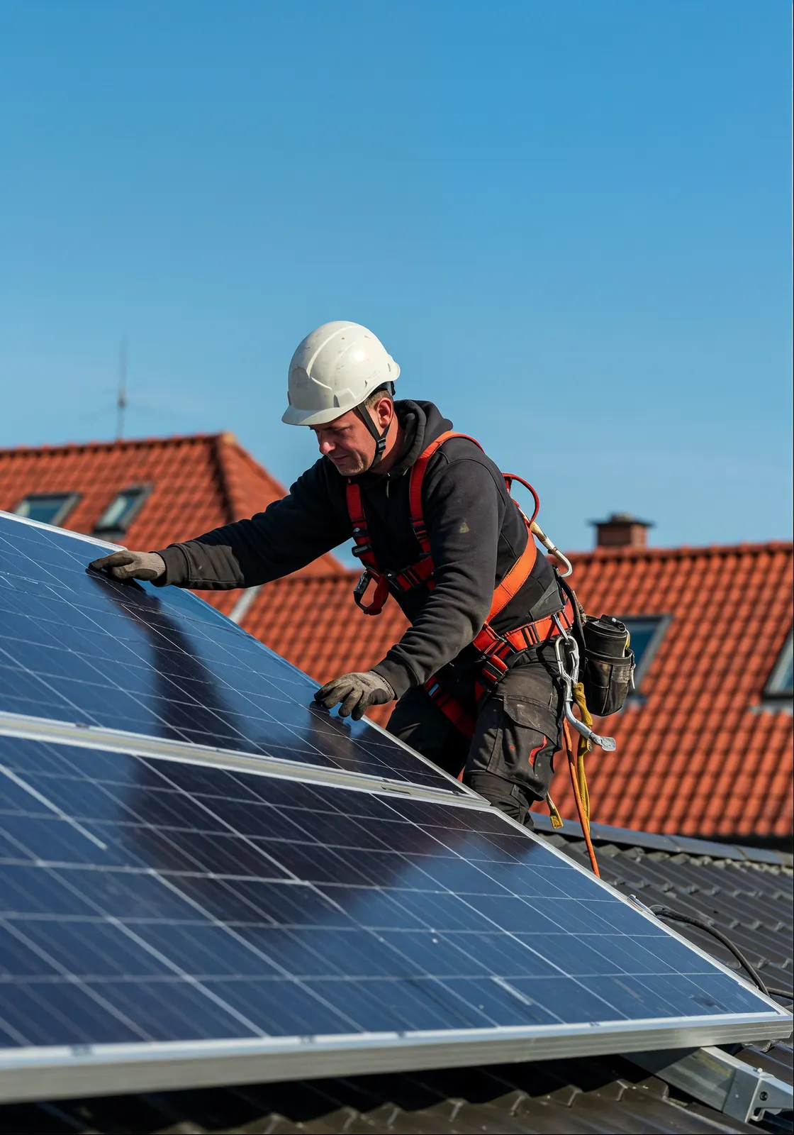 Solar panel installation