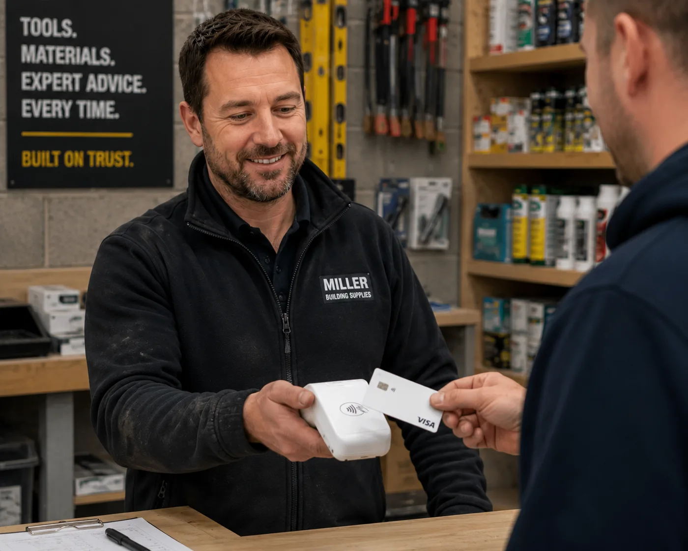 Trade wholesaler payment setup